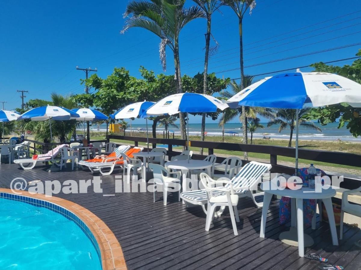 Apto Cond Ilhas Do Caribe - Pr - Beira Mar Matinhos Exteriör bild