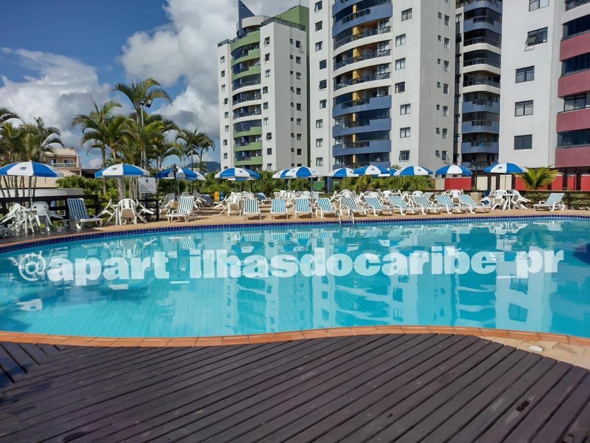 Apto Cond Ilhas Do Caribe - Pr - Beira Mar Matinhos Exteriör bild