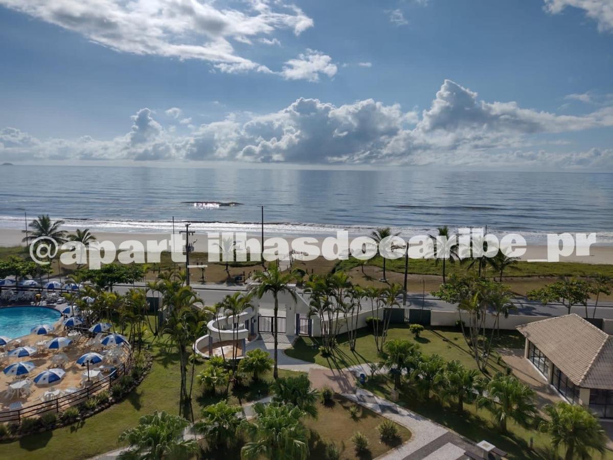 Apto Cond Ilhas Do Caribe - Pr - Beira Mar Matinhos Exteriör bild