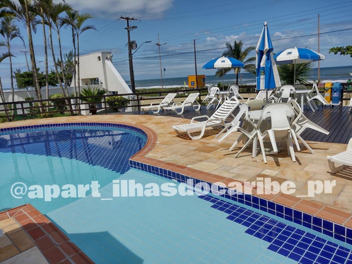 Apto Cond Ilhas Do Caribe - Pr - Beira Mar Matinhos Exteriör bild