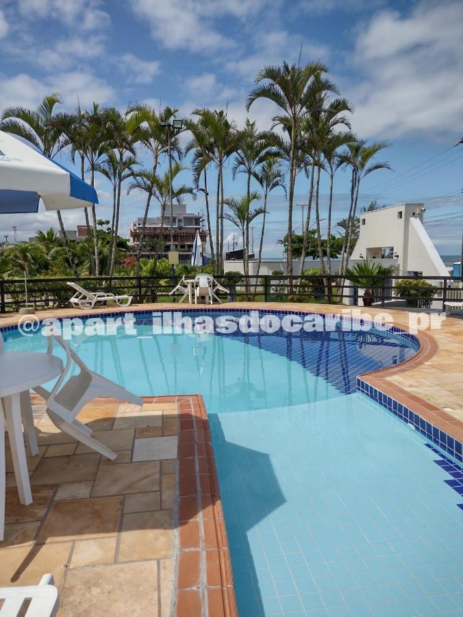 Apto Cond Ilhas Do Caribe - Pr - Beira Mar Matinhos Exteriör bild
