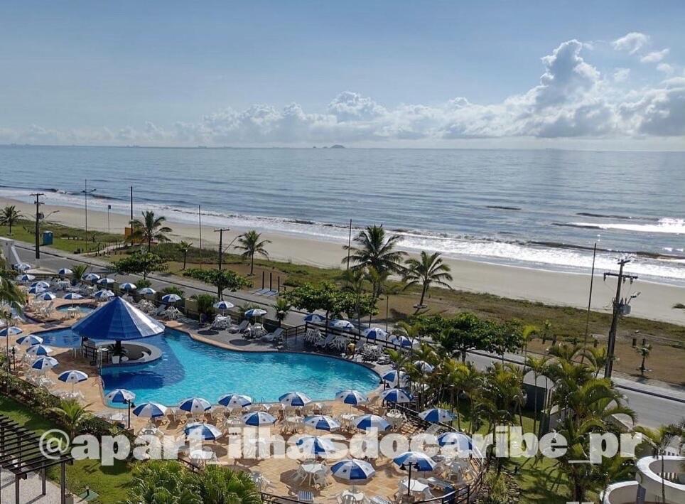 Apto Cond Ilhas Do Caribe - Pr - Beira Mar Matinhos Exteriör bild