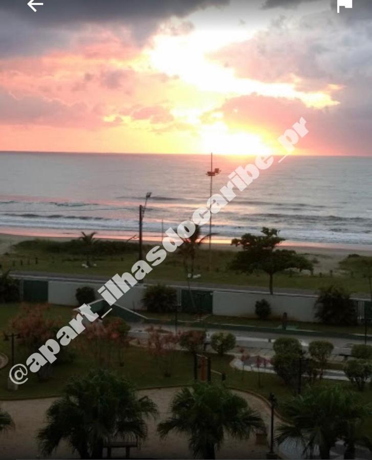Apto Cond Ilhas Do Caribe - Pr - Beira Mar Matinhos Exteriör bild