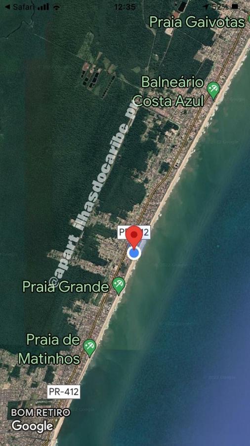 Apto Cond Ilhas Do Caribe - Pr - Beira Mar Matinhos Exteriör bild