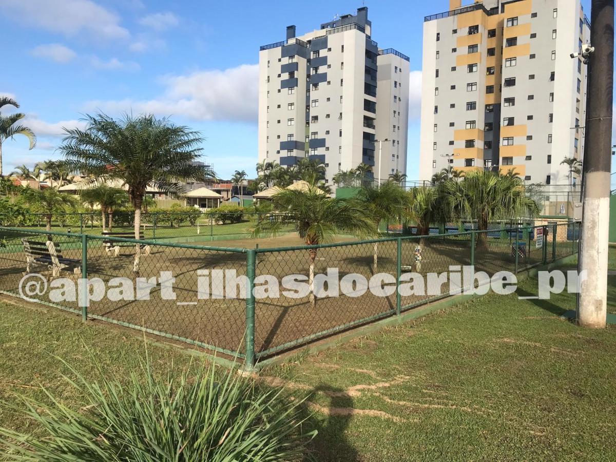 Apto Cond Ilhas Do Caribe - Pr - Beira Mar Matinhos Exteriör bild