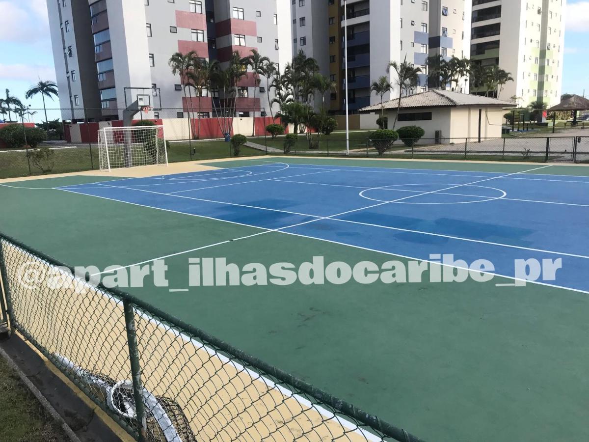 Apto Cond Ilhas Do Caribe - Pr - Beira Mar Matinhos Exteriör bild