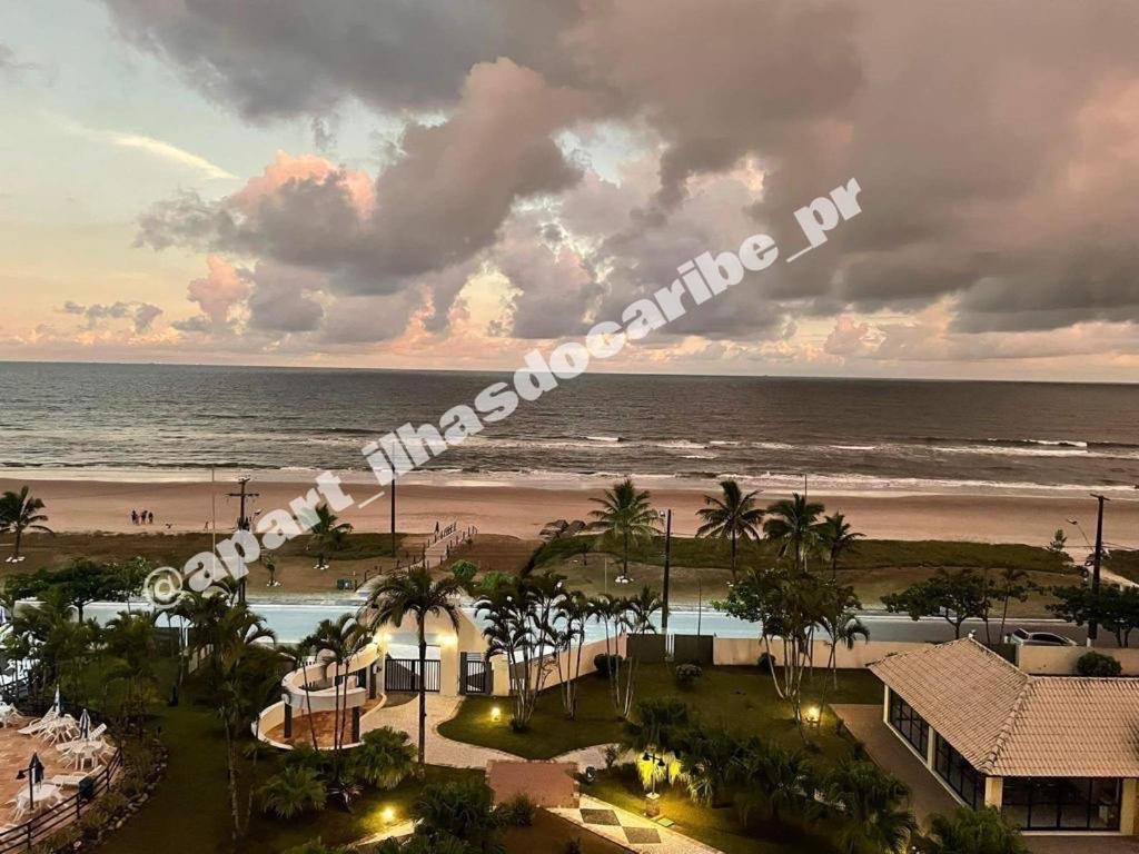 Apto Cond Ilhas Do Caribe - Pr - Beira Mar Matinhos Exteriör bild
