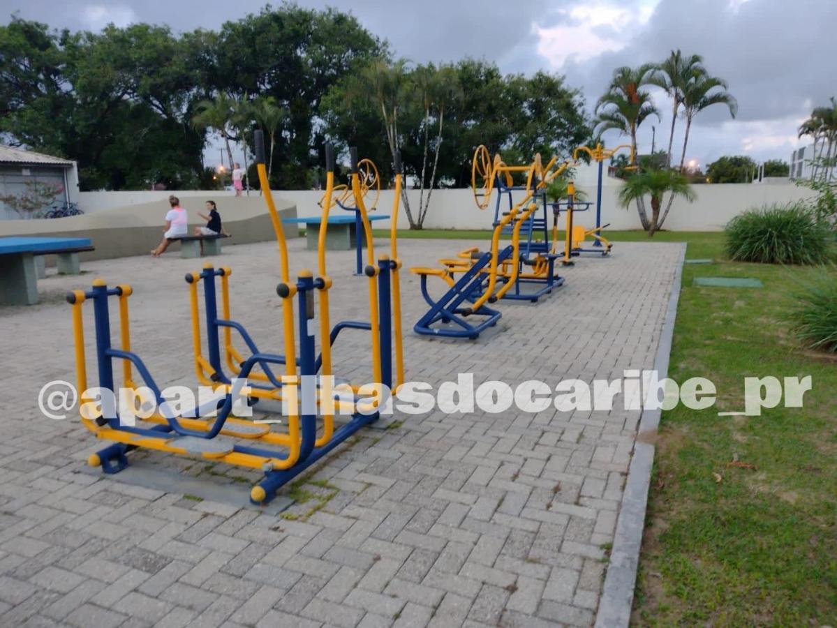 Apto Cond Ilhas Do Caribe - Pr - Beira Mar Matinhos Exteriör bild