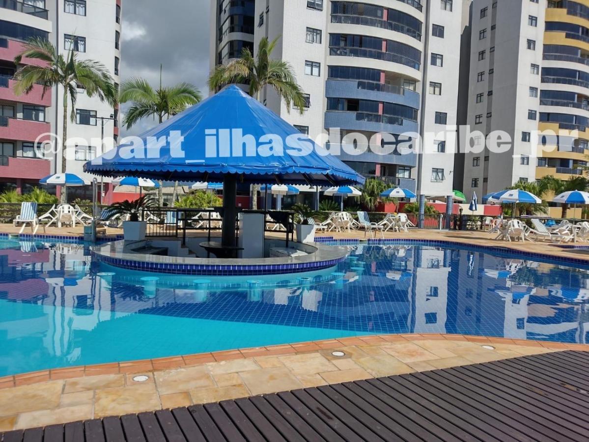 Apto Cond Ilhas Do Caribe - Pr - Beira Mar Matinhos Exteriör bild