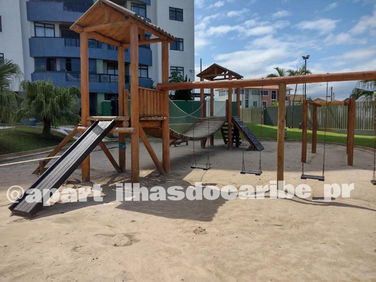 Apto Cond Ilhas Do Caribe - Pr - Beira Mar Matinhos Exteriör bild